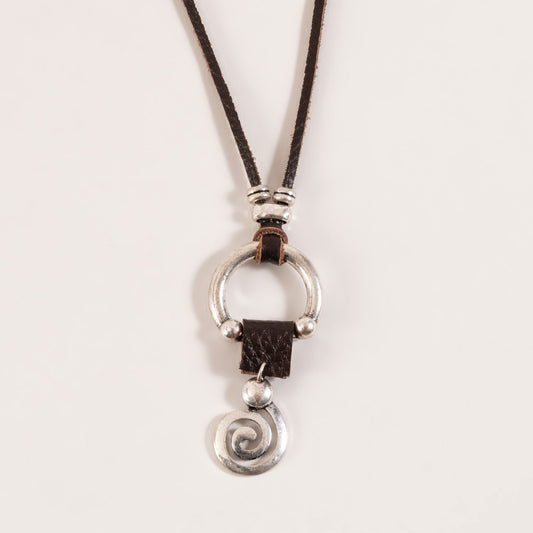 Colby Spiral Pendant Necklace