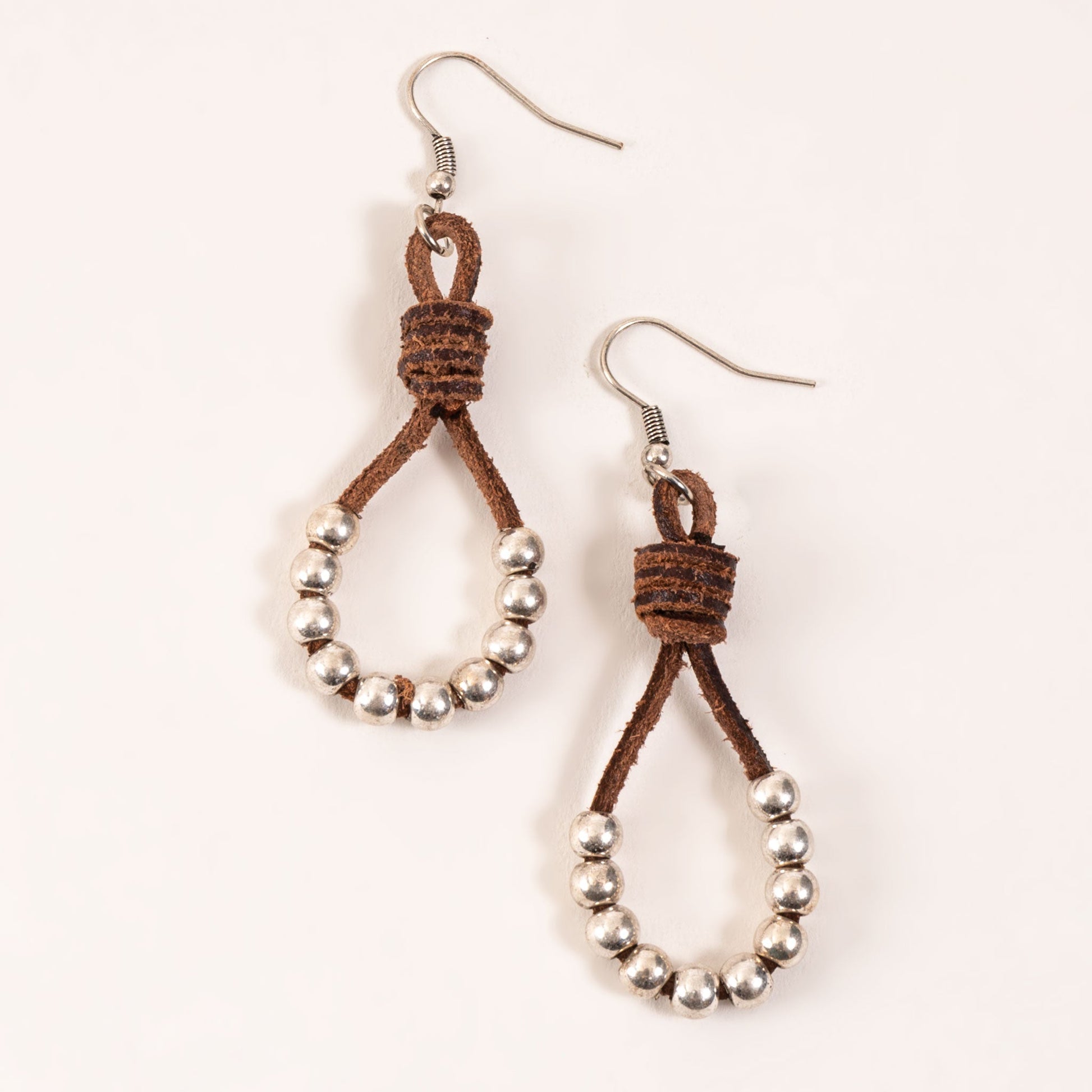 Wild Spirit Beaded Teardrop Earrings