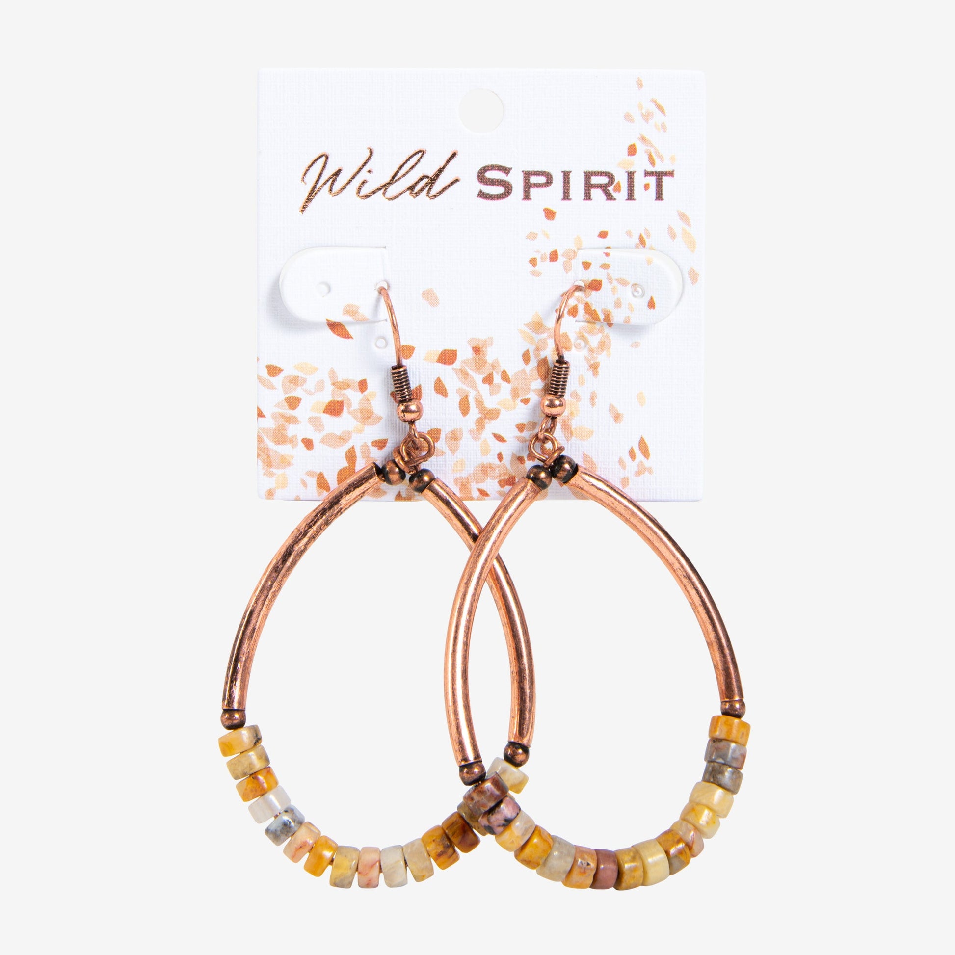 Wild Spirit Beaded Drop Earrings