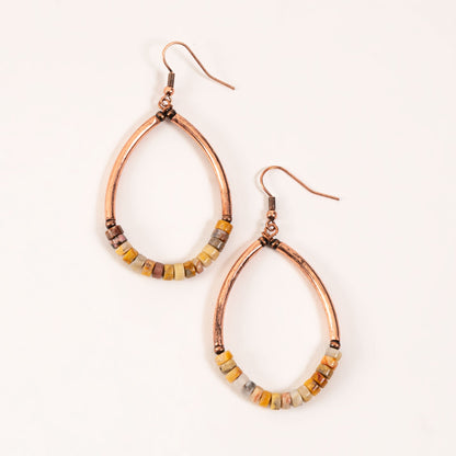 Wild Spirit Beaded Drop Earrings