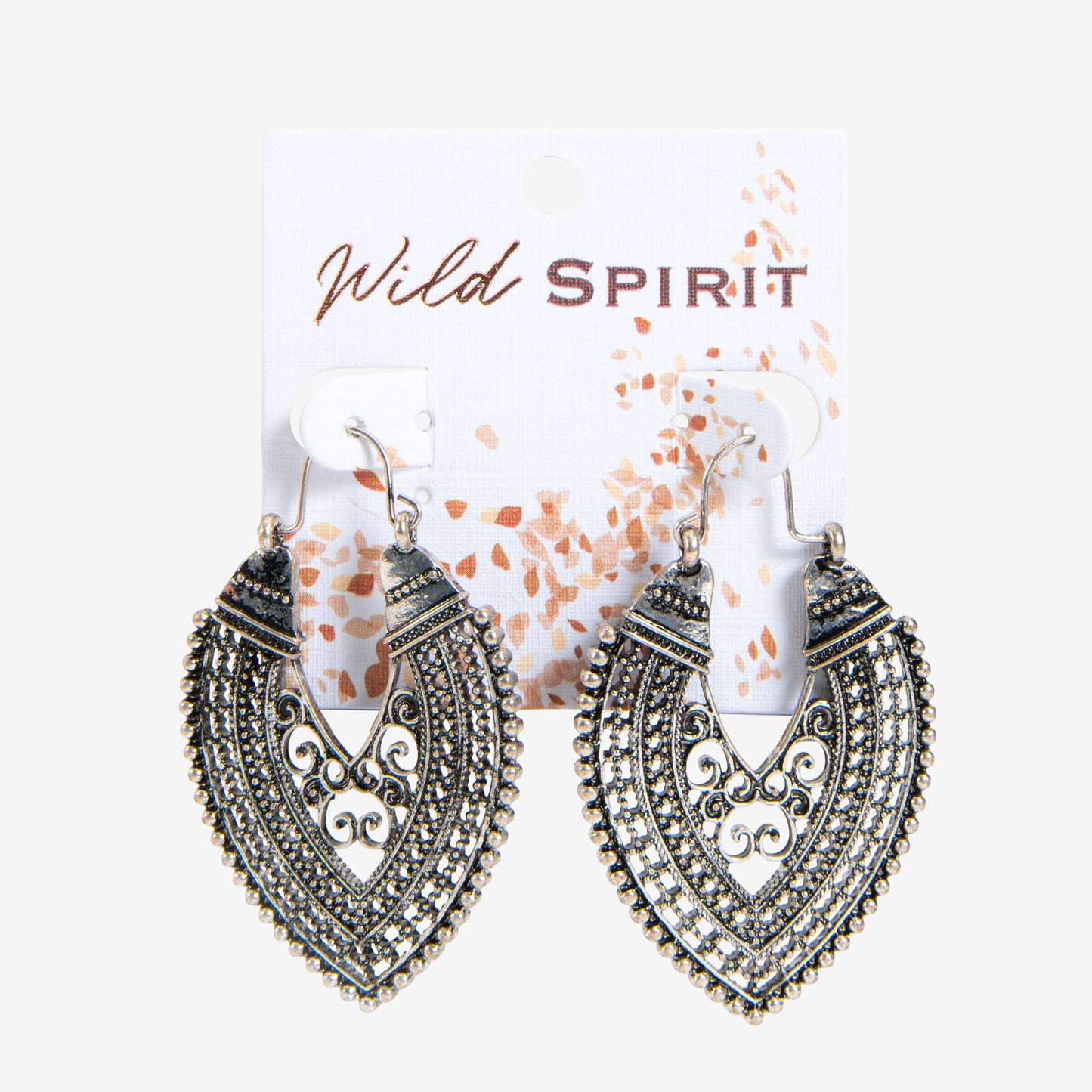 Wild Spirit Antique Heart Earrings