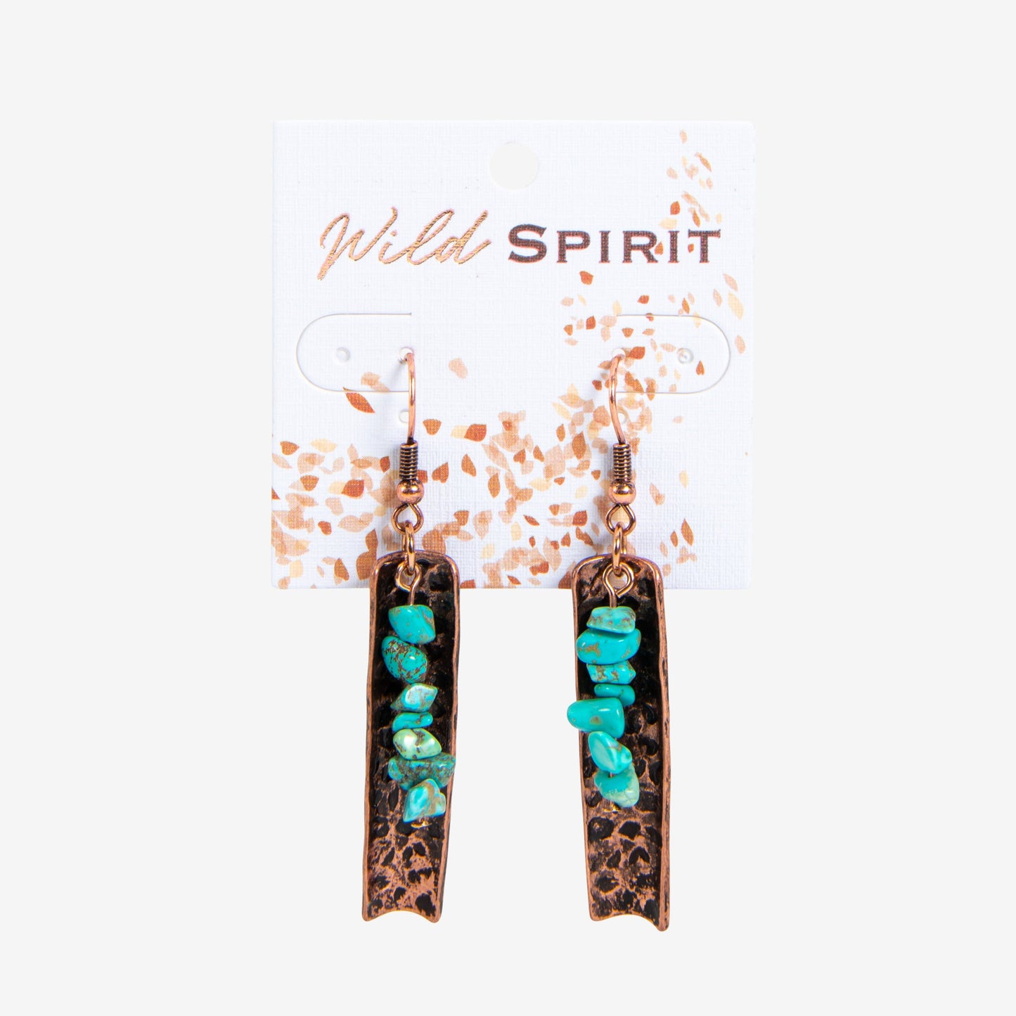 Wild Spirit Turquoise Bar Earrings