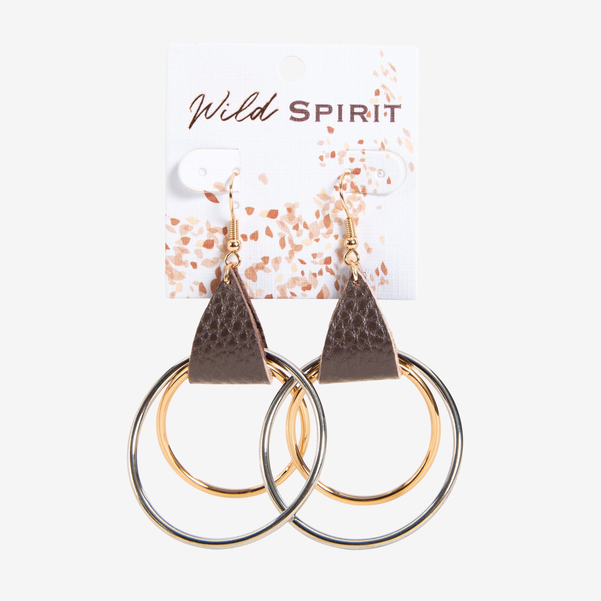 Wild Spirit Circular Ring Earrings