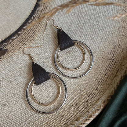 Wild Spirit Circular Ring Earrings