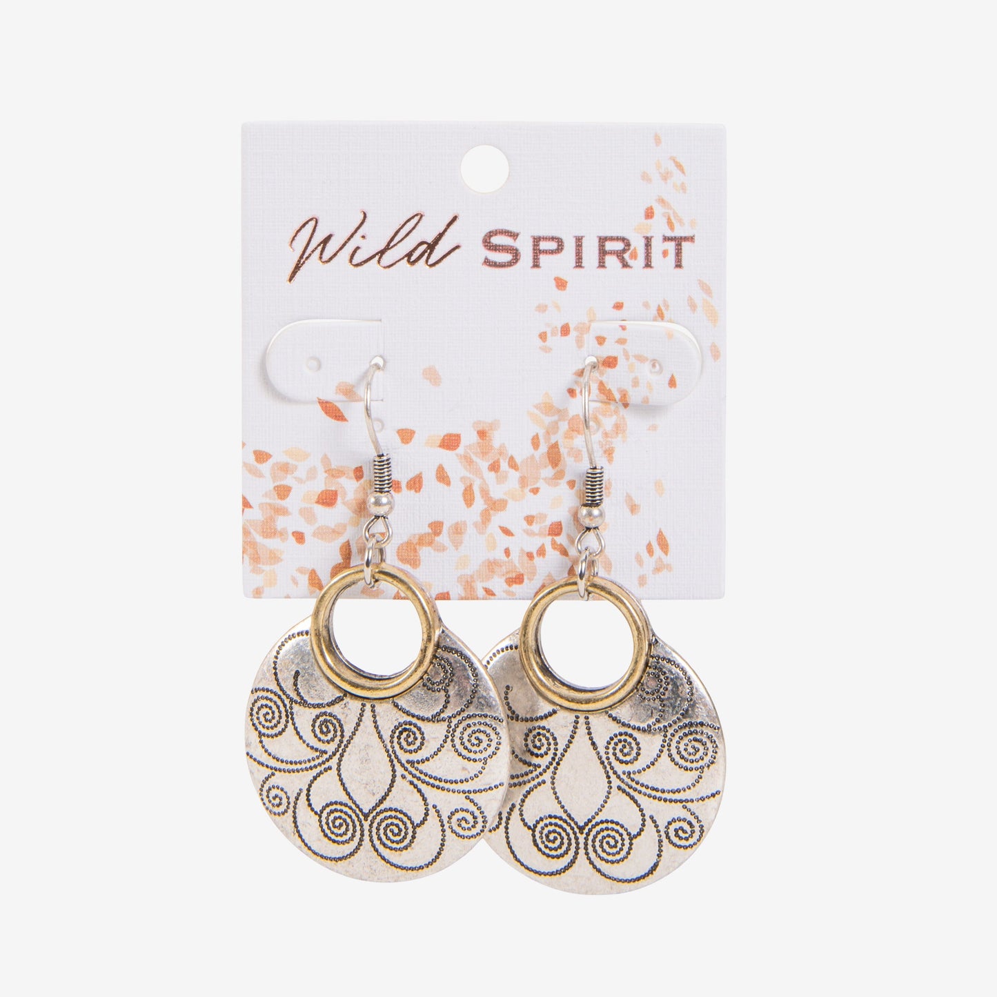 Wild Spirit Small Disc Earrings