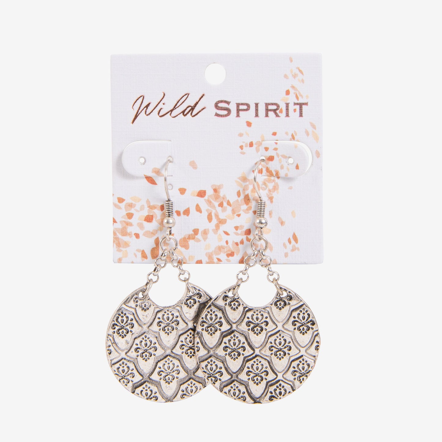 Wild Spirit Disc Drop Earrings