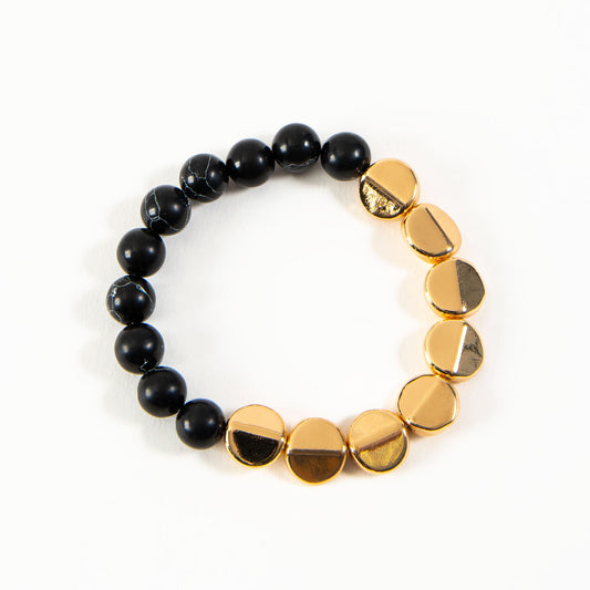 Sasha Disc Beaded Bracelet