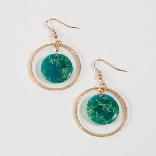 Cori Ring Drop Earrings