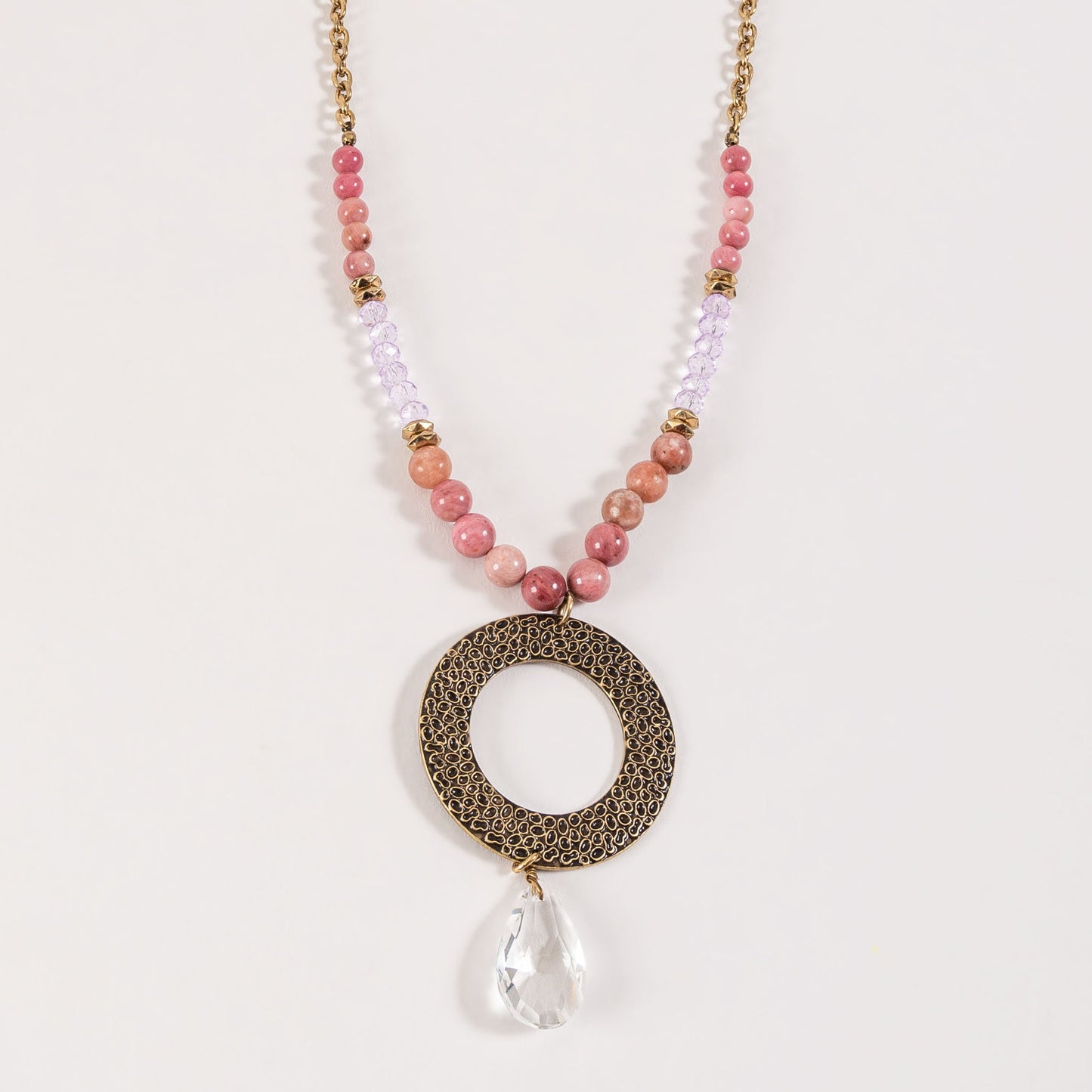 Alli Beaded Pendant Necklace