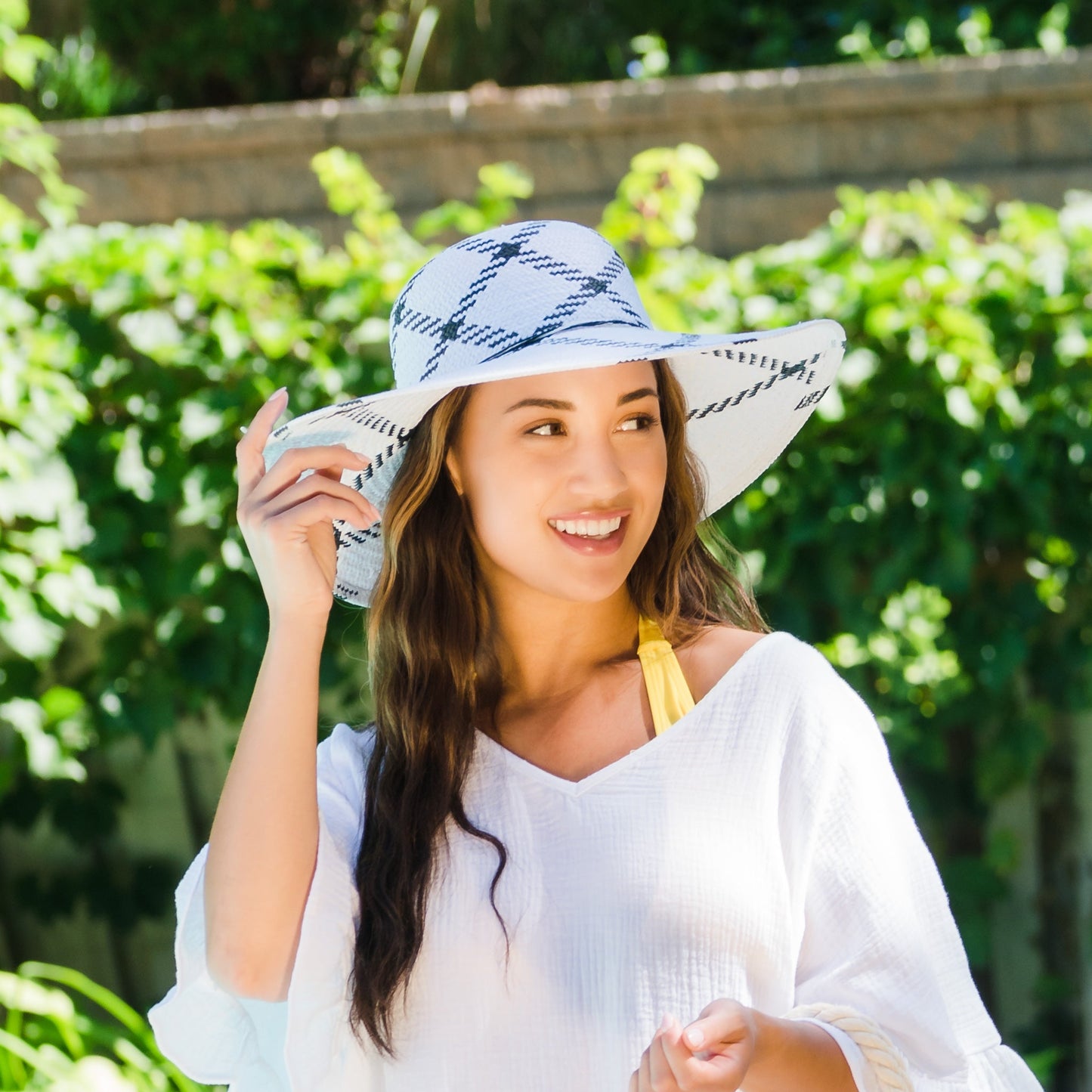 Elsie & Zoey Inez Raffia Sunhat