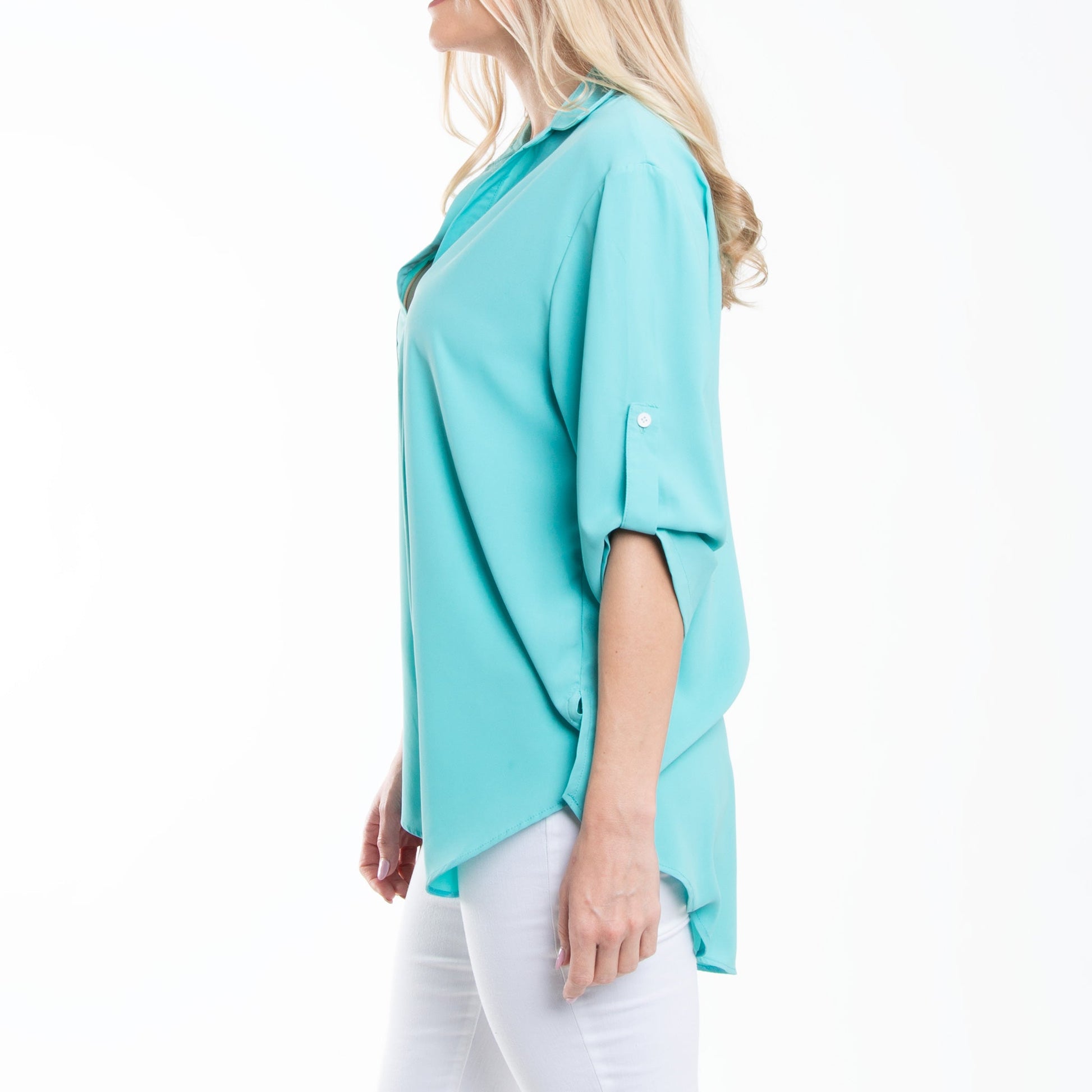 Elsie & Zoey  Women's Amaris Collared Blouse