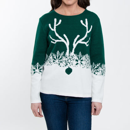 Howard's Women's Winter Kirsten Reindeer Sweater