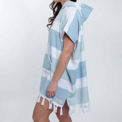 Freya Hooded Terry Cloth Poncho