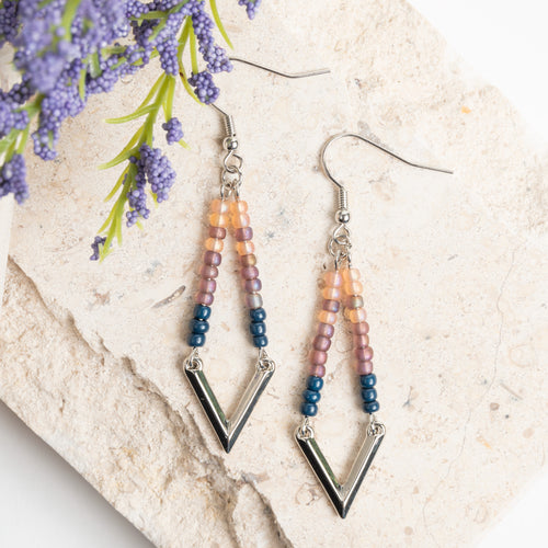 Aurelia Kite Seed Bead Earrings