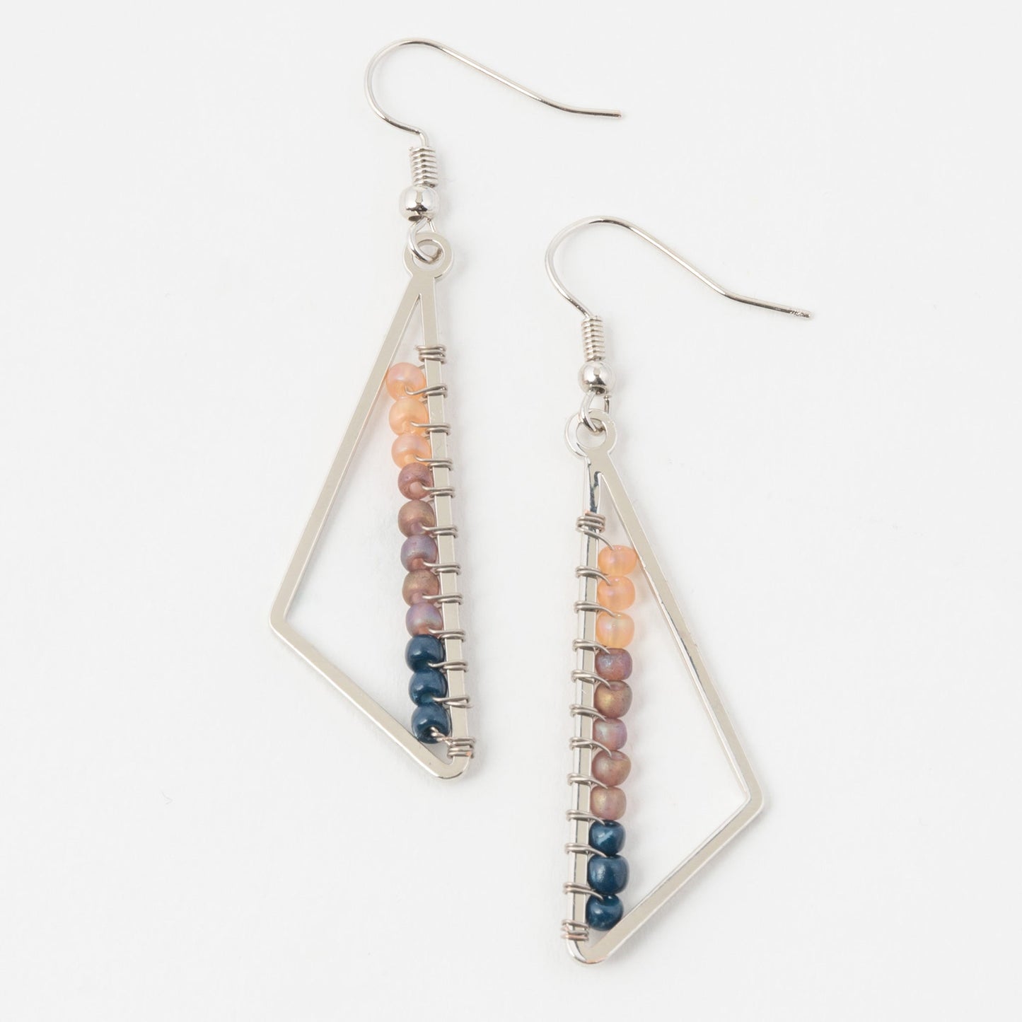 Aurelia Triangle Seed Bead Earrings