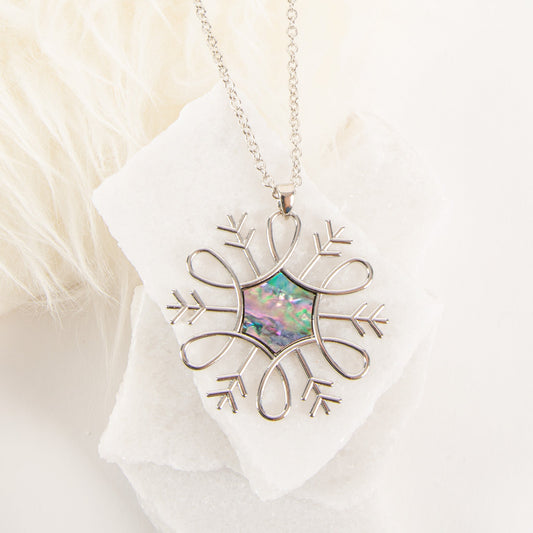 Eira Snowflake Pendant Necklace