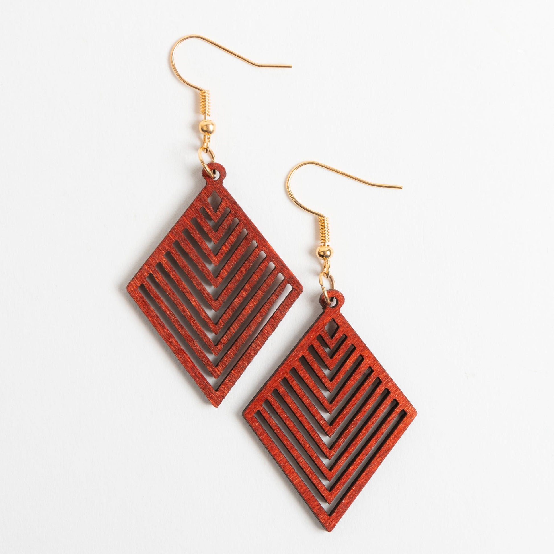 Samira Diamond Wood Earrings