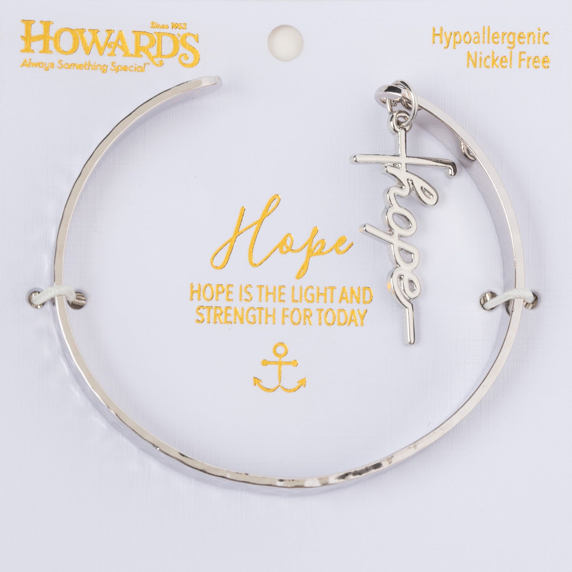 Nina Hope Charm Cuff Bracelet