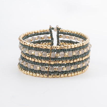 Micah Beaded Cuff Bracelet