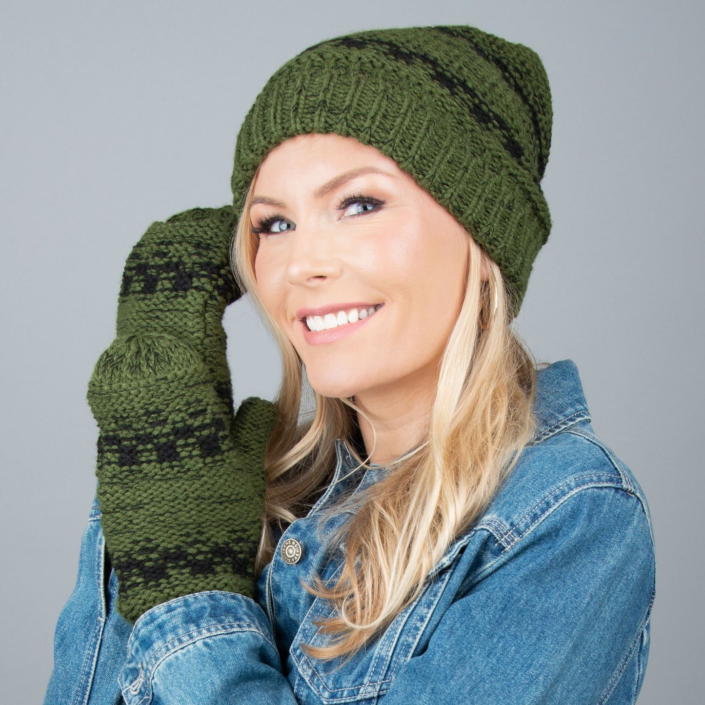 Howard's Women's Winter Rylan Marled Knit Mittens