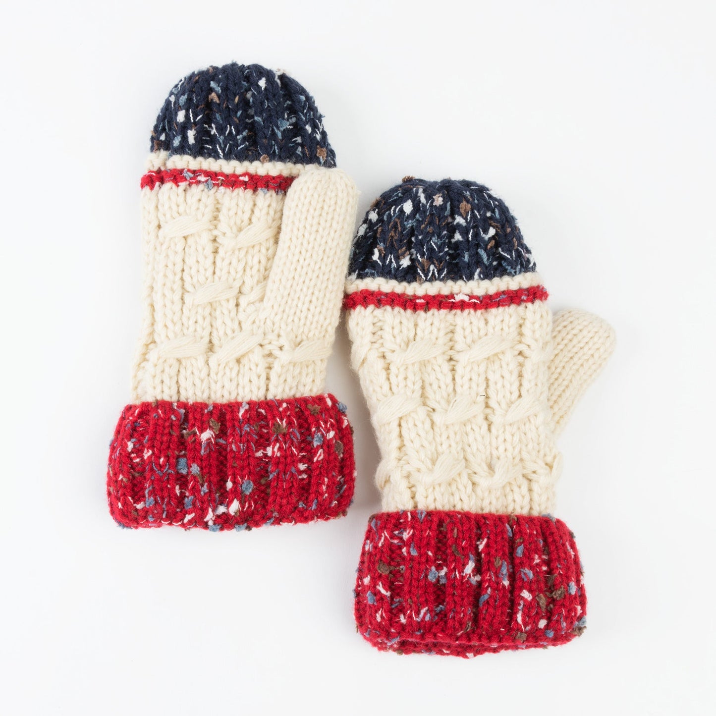 Howard's Women's Winter Bristol Striped Knit Mittens