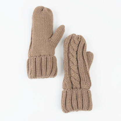 Howard's Women's Winter Sierra Cable Knit Mittens