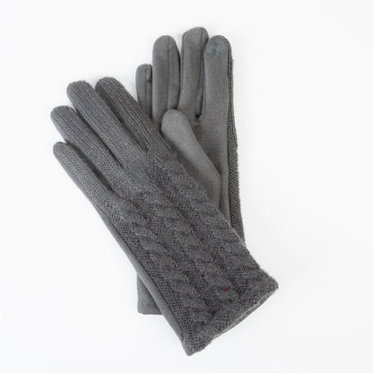 Howard's Women's Winter Everly Cable Knit Gloves