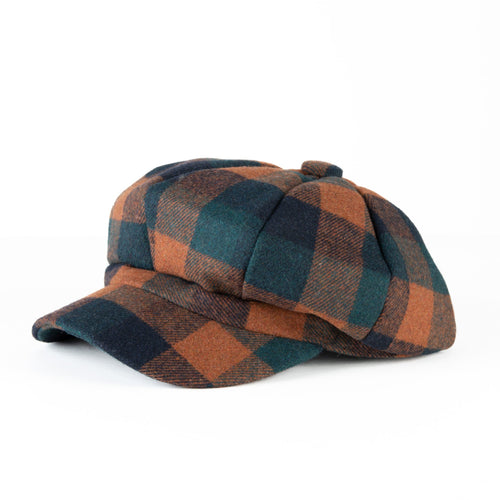 Jax Plaid Newsboy Cap