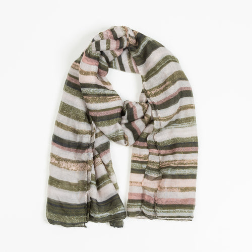 Dayton Lightweight Striped Scarf