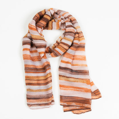 Howard's Women's Dayton Lightweight Striped Scarf