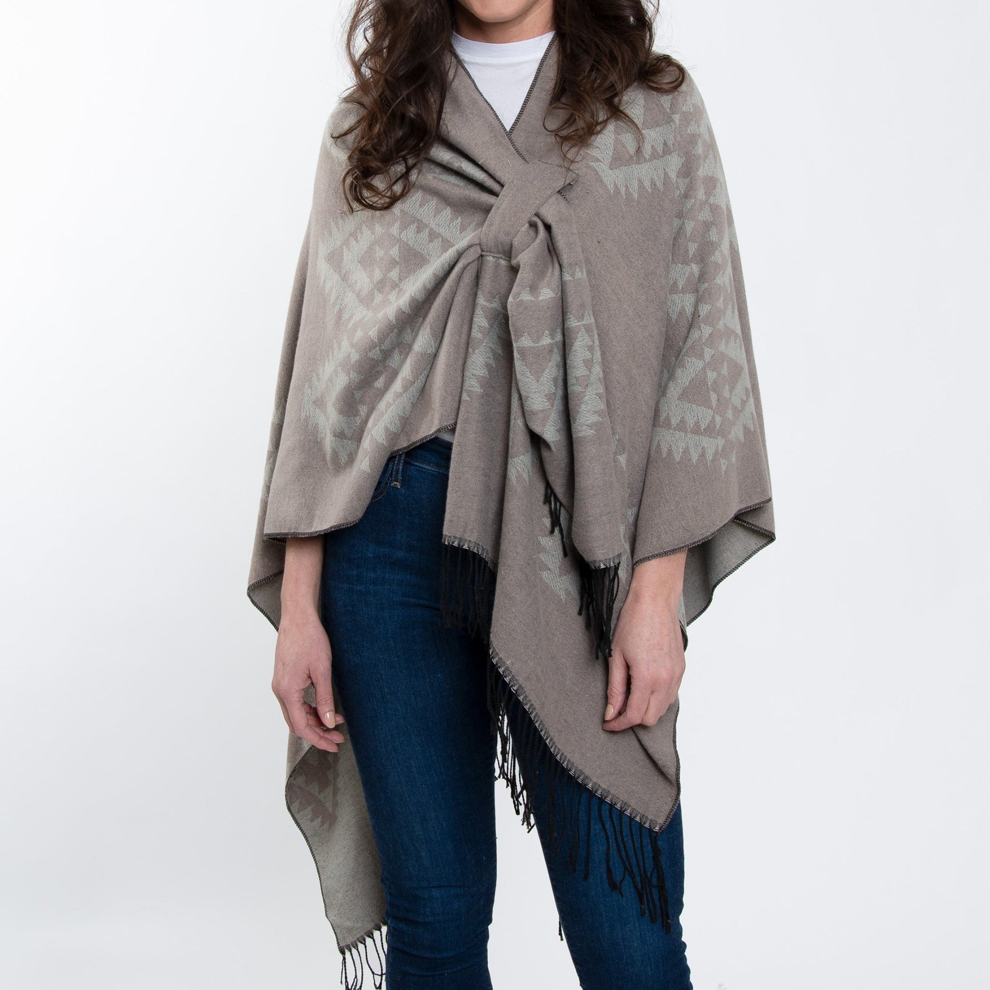 Howard's Women's Winter Rumi Reversible Aztec Wrap