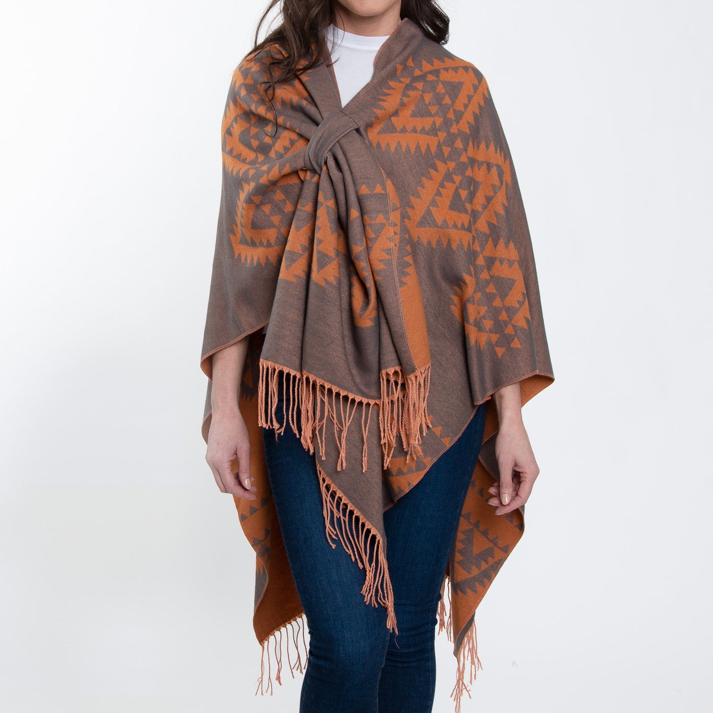 Howard's Women's Winter Rumi Reversible Aztec Wrap