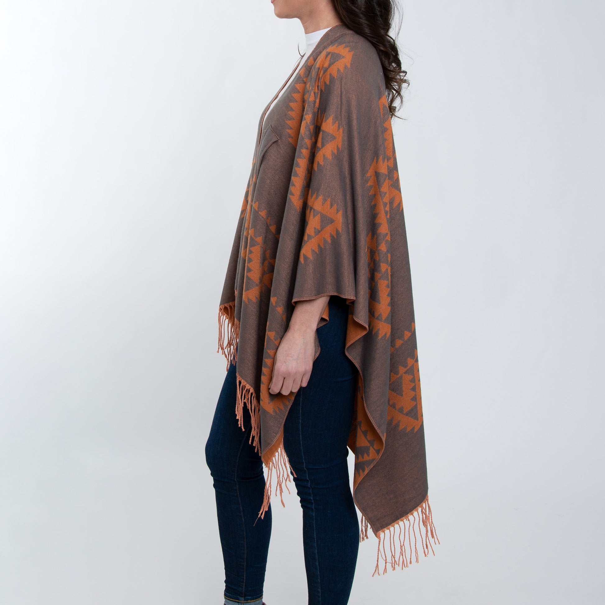 Howard's Women's Winter Rumi Reversible Aztec Wrap