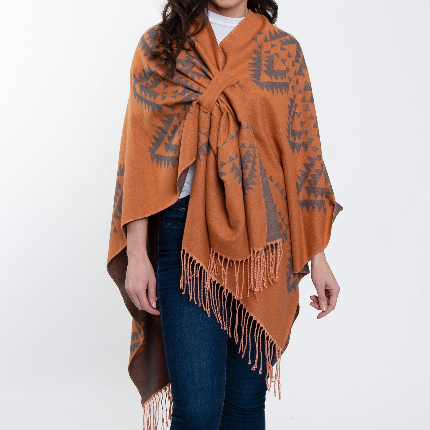 Howard's Women's Winter Rumi Reversible Aztec Wrap