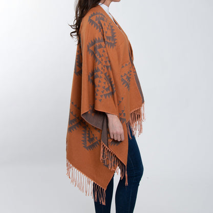 Howard's Women's Winter Rumi Reversible Aztec Wrap