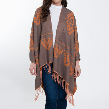 Howard's Women's Winter Rumi Reversible Aztec Wrap