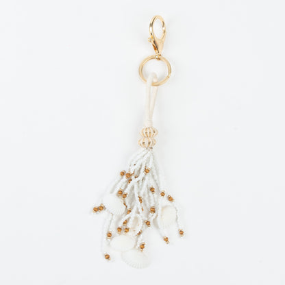 Elsie & Zoey  Women's Belen Beaded Shell Key Chain