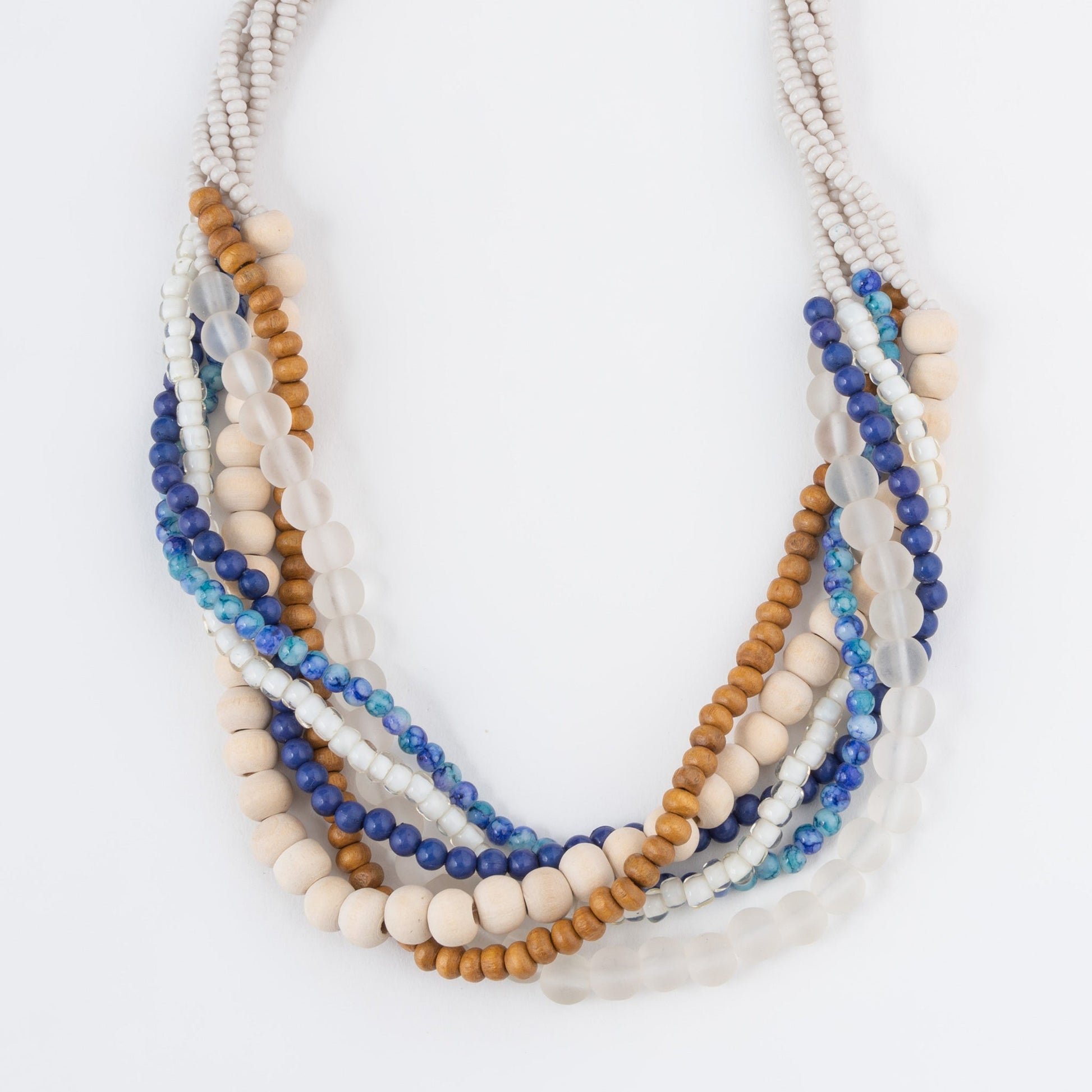 Elsie & Zoey  Women's Rayne Multi Row Beaded Necklace