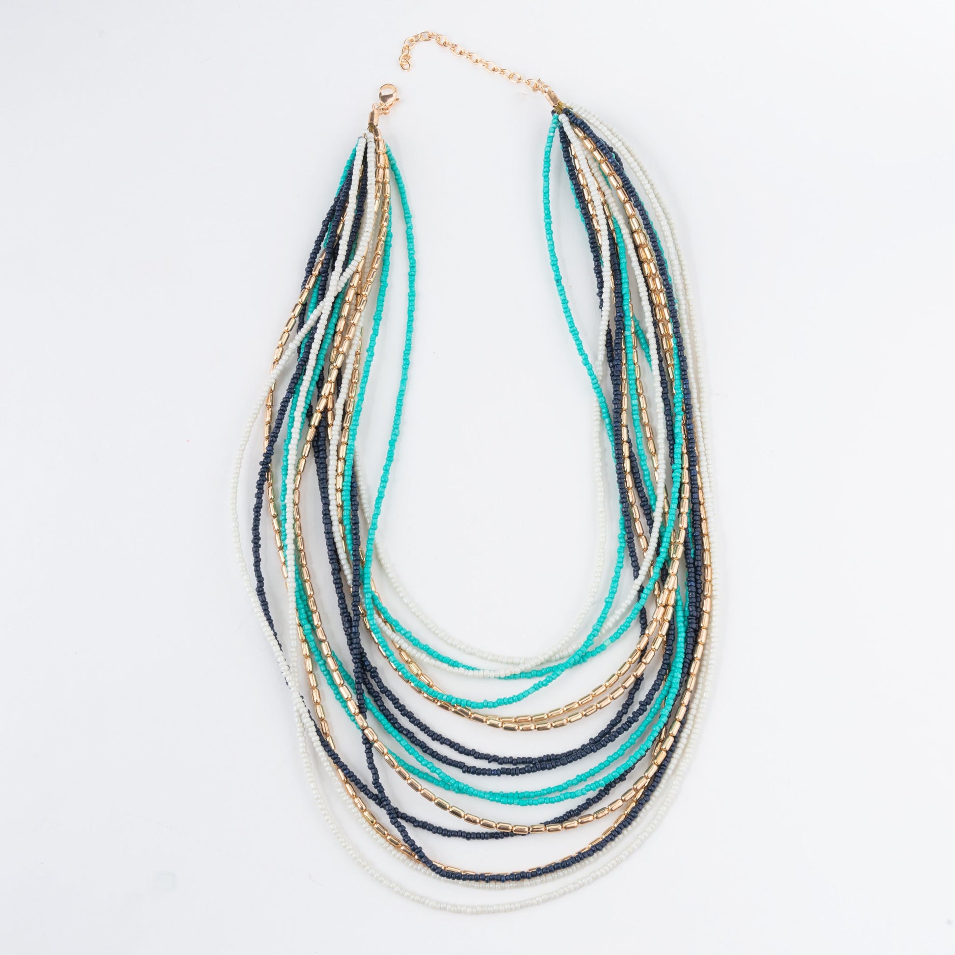 Elsie & Zoey  Women's Zora Multi Row Beaded Necklace