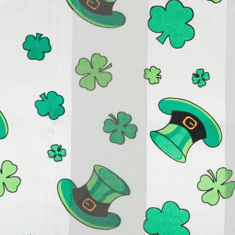 St Patricks Day Scarf White