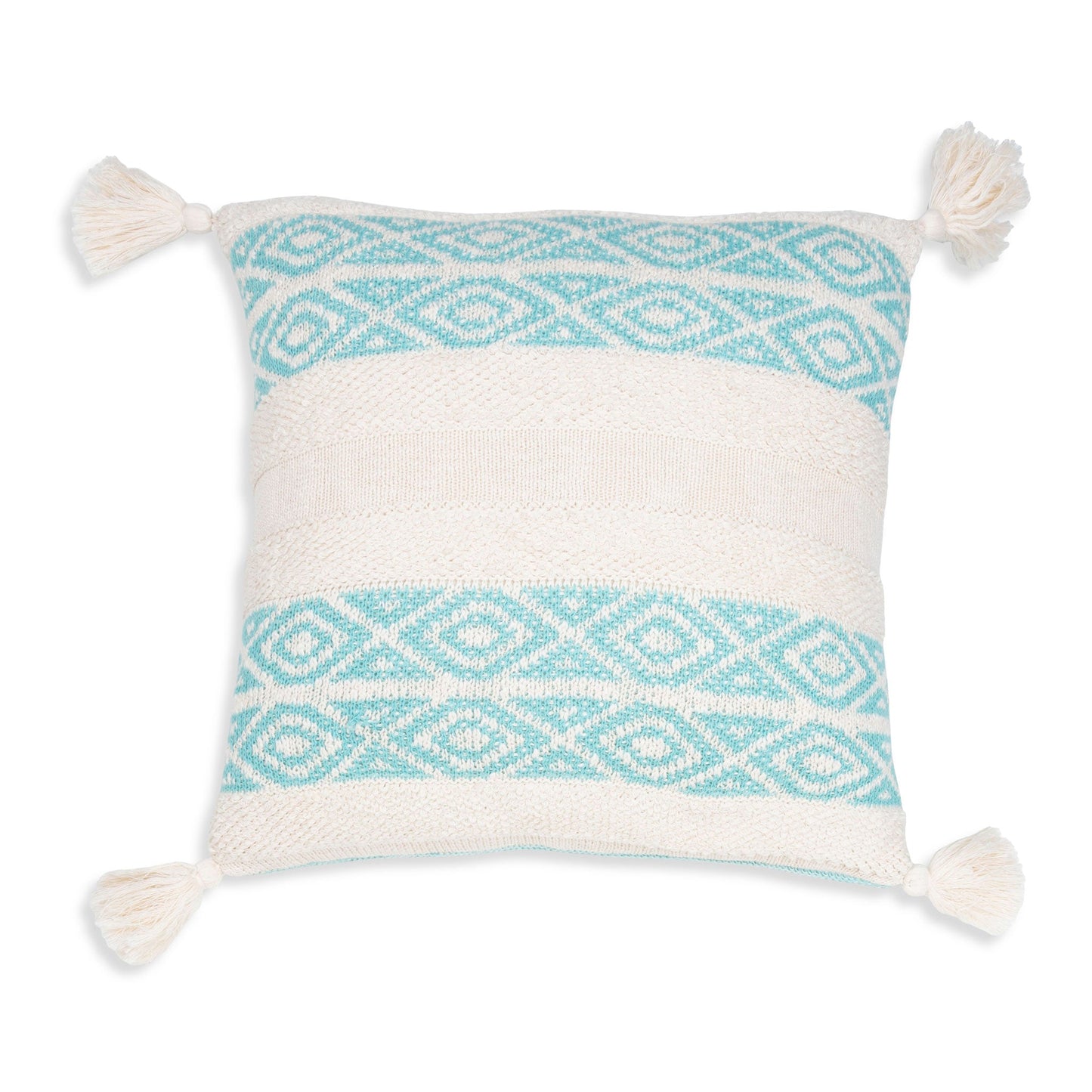 Necalli Aztec Stripe 18x18 Reversible Pillow