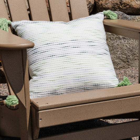 Zahara Handwoven Indoor/Outdoor 18x18 Pillow