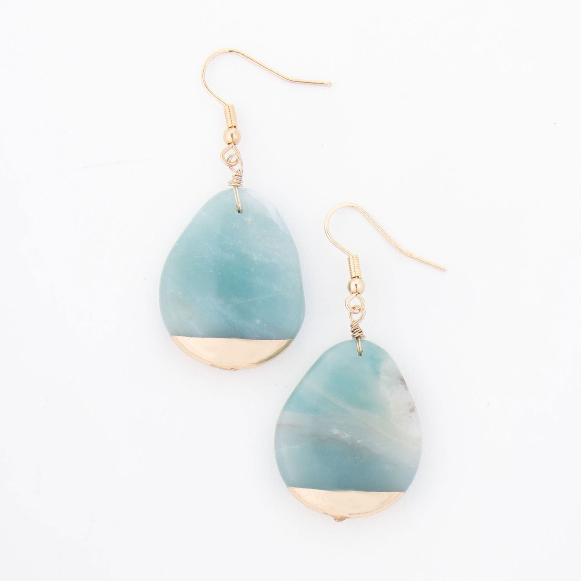 Nalani Teardrop Stone Earrings