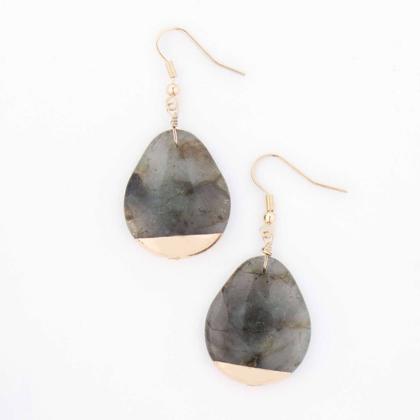 Nalani Teardrop Stone Earrings