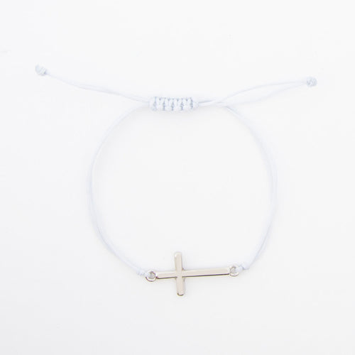 Devon Adjustable Cross Bracelet