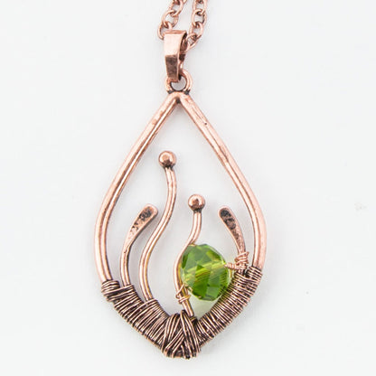 Janie Wire Wrapped Pendant Necklace