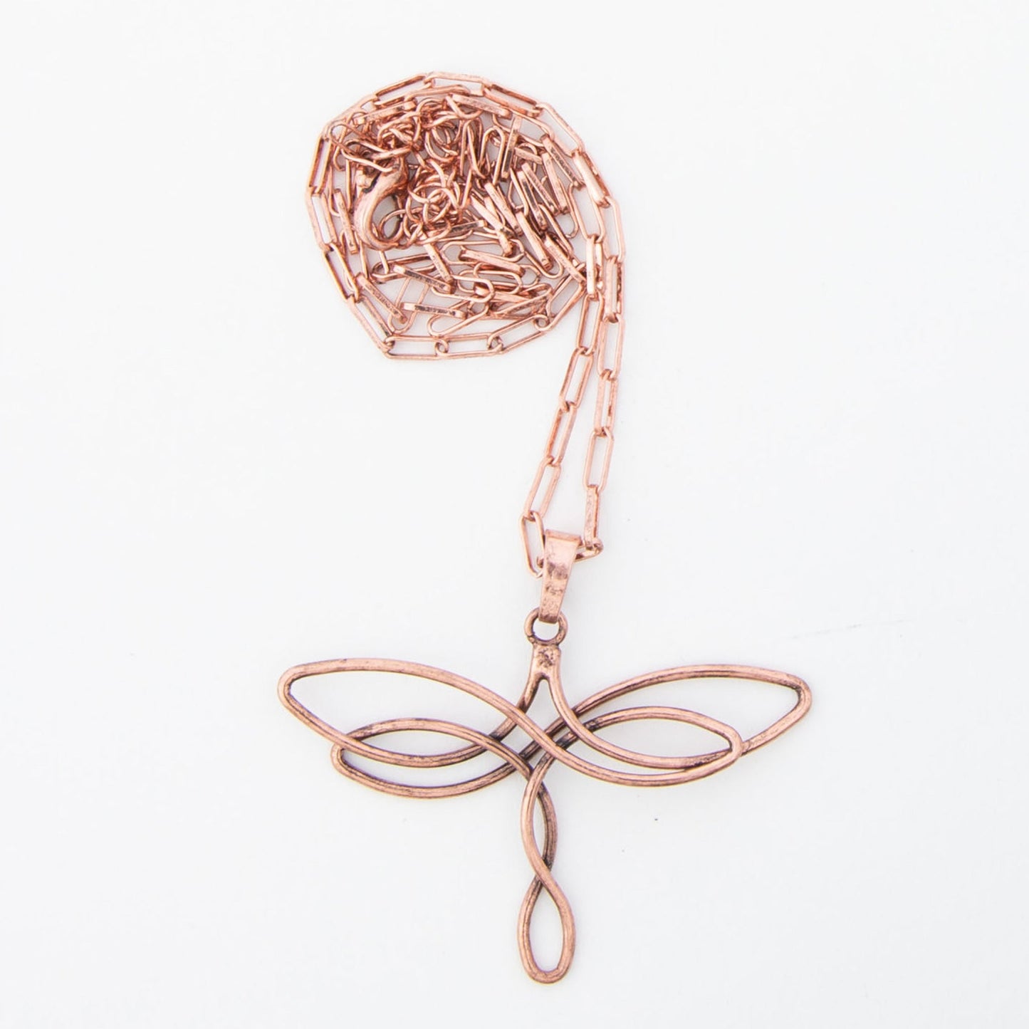 Iselin Wire Wrapped Dragonfly Necklace