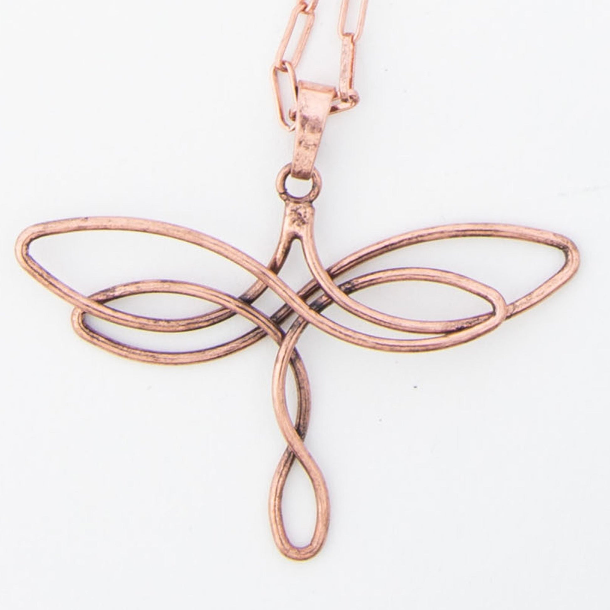 Iselin Wire Wrapped Dragonfly Necklace