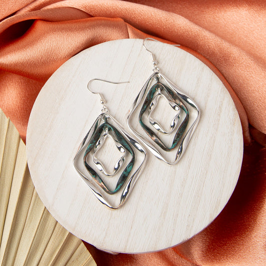 Ember Linked Diamond Earrings