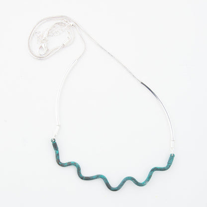 Anjuli Dainty Swirl Necklace